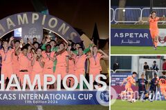 'Український Мессі' забив двічі ПСЖ і виграв із 'Барселоною' Міжнародний кубок Alkass у Катарі. Відео