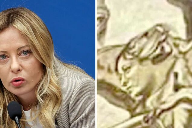 У римській церкві ангел на фресці після реставрації став схожим на Мелоні. Фото