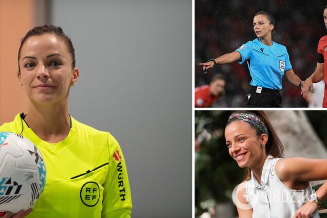 Впервые за 95 лет! 35-летняя арбитр-красавица вошла в историю чемпионата Испании. Фото