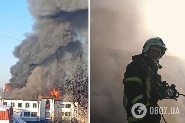 В Киеве произошел масштабный пожар: столб дыма был виден в нескольких районах города. Все подробности, фото и видео