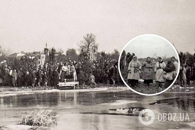 Водохреще понад 100 років тому: у мережі показали архівні фото з Волині