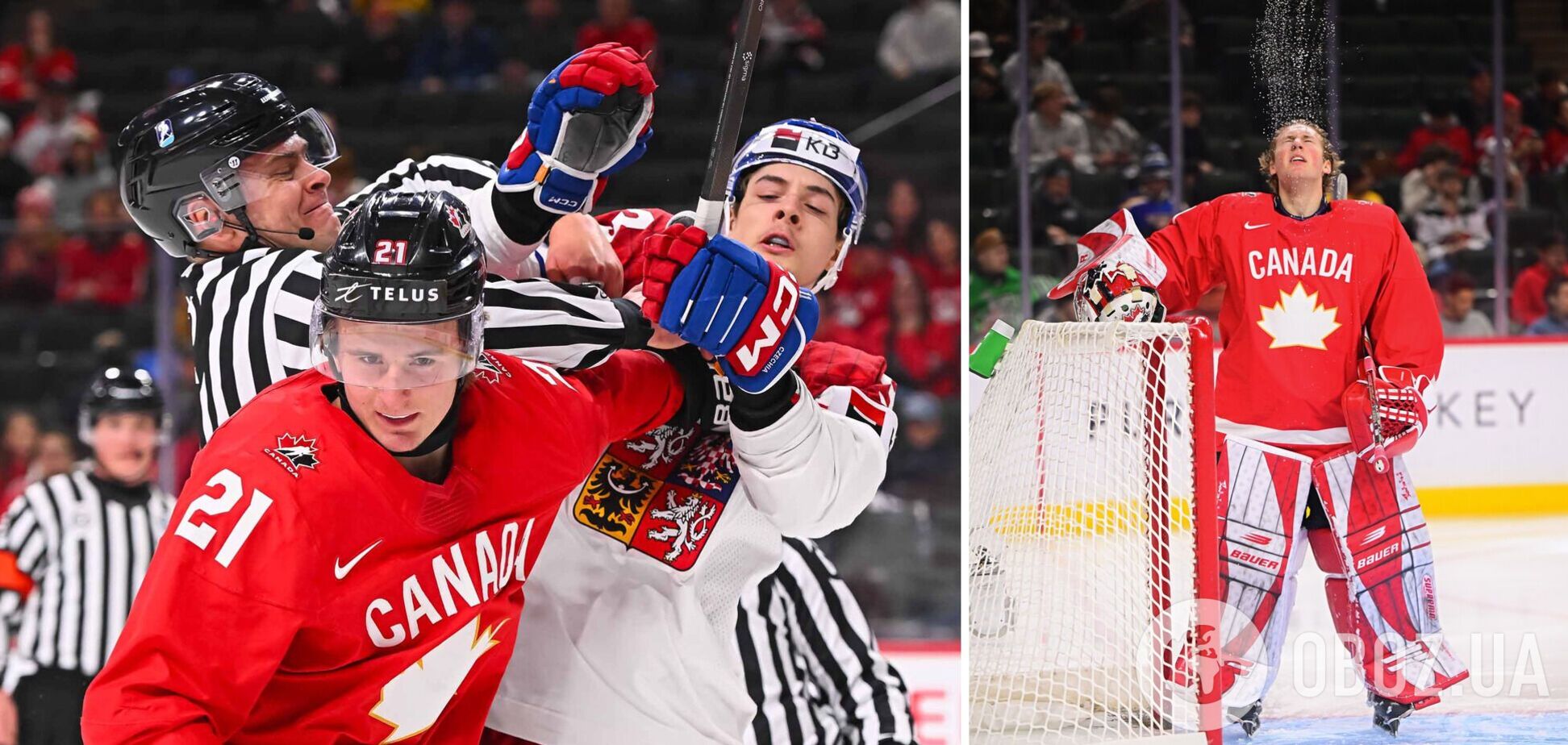 Канада пропустила 6 шайб и сенсационно вылетела с МЧМ по хоккею. Видео