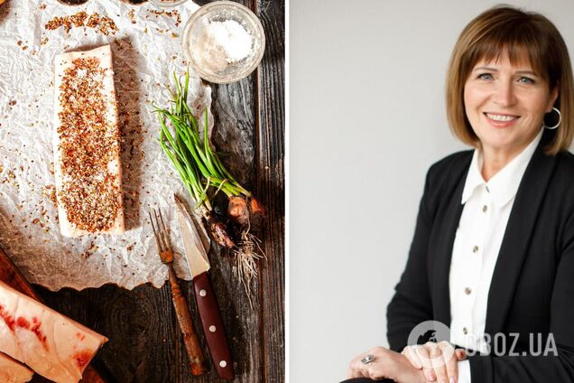 Світлана Фус розповіла про користь сала