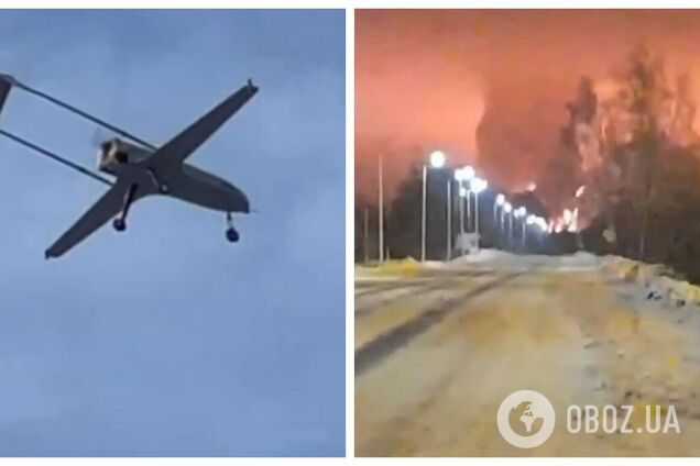 Дрони атакували нафтобазу в Липецькій області: спалахнула пожежа. Фото і відео