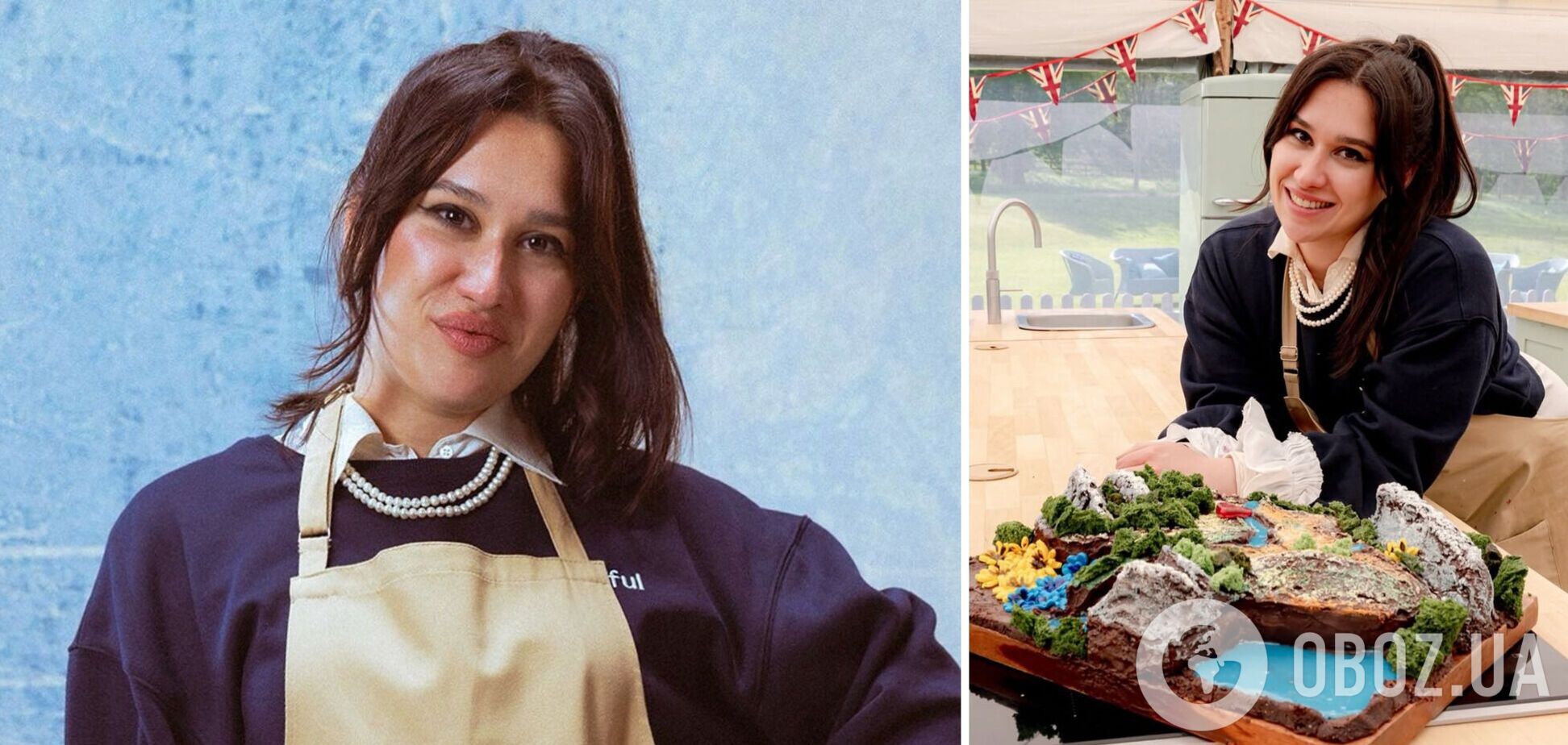 Її торт підкорив Велику Британію: кулінарка з Донбасу, яка вчилася пекти у бабусі, створила десерт у формі України і стала зіркою
