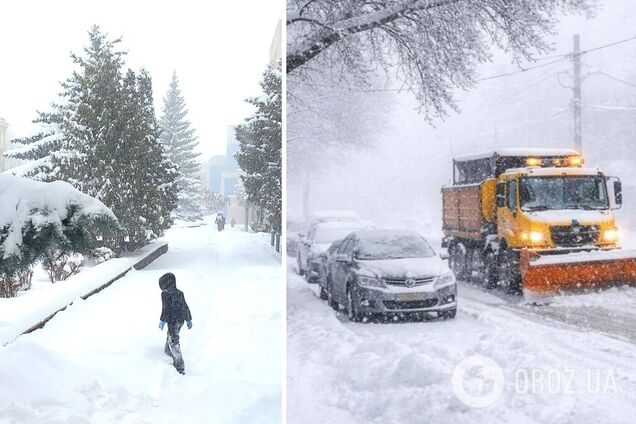 Сильный снег, морозы и метели: украинцев предупредили о непогоде 9 января. Карта