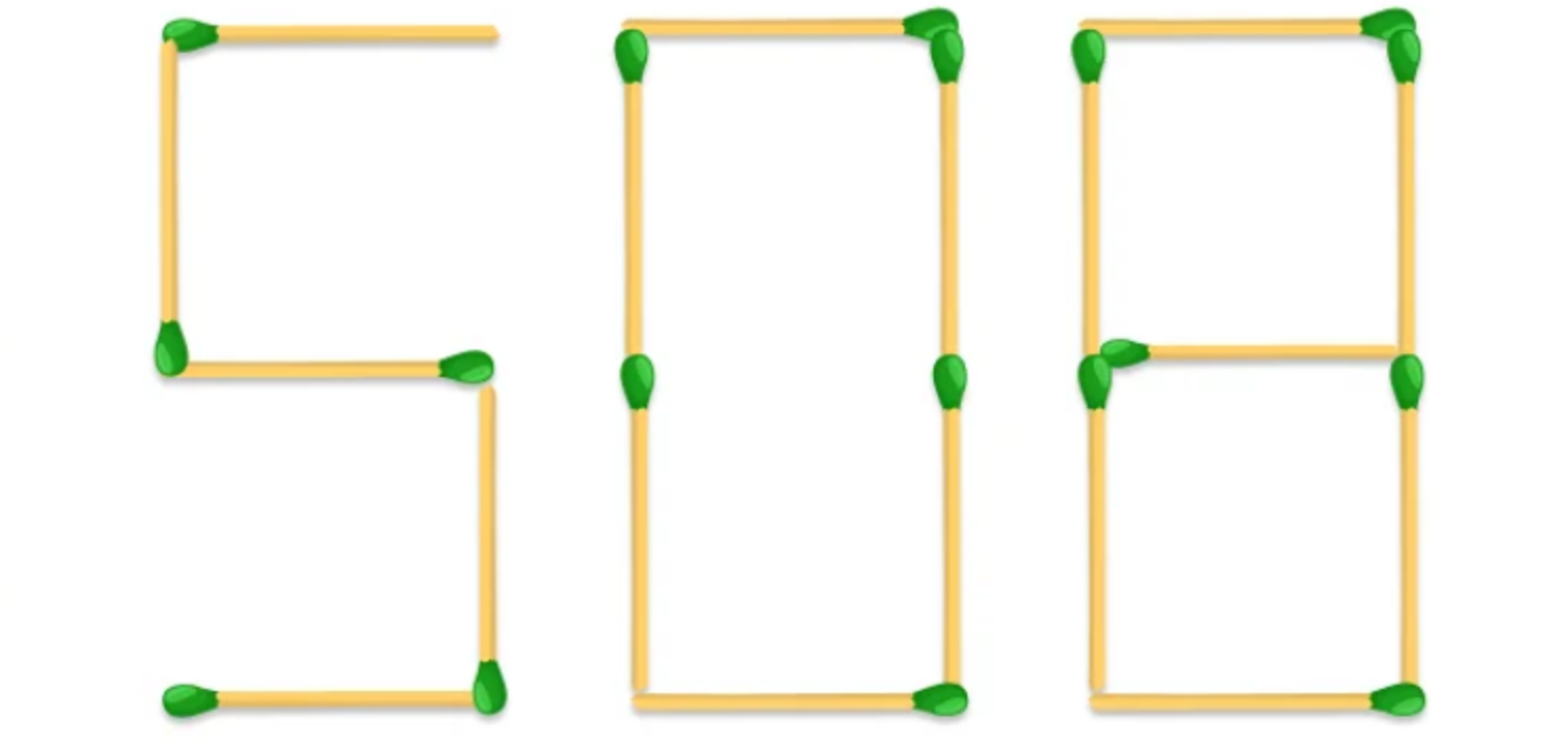 Пересуньте один сірник: непроста головоломка