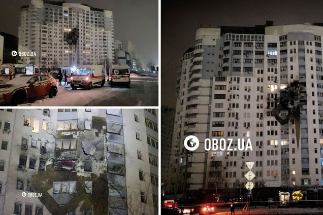 'Тримайтеся': на кадри потрапили перші хвилини порятунку поранених після удару РФ по Києву. Відео