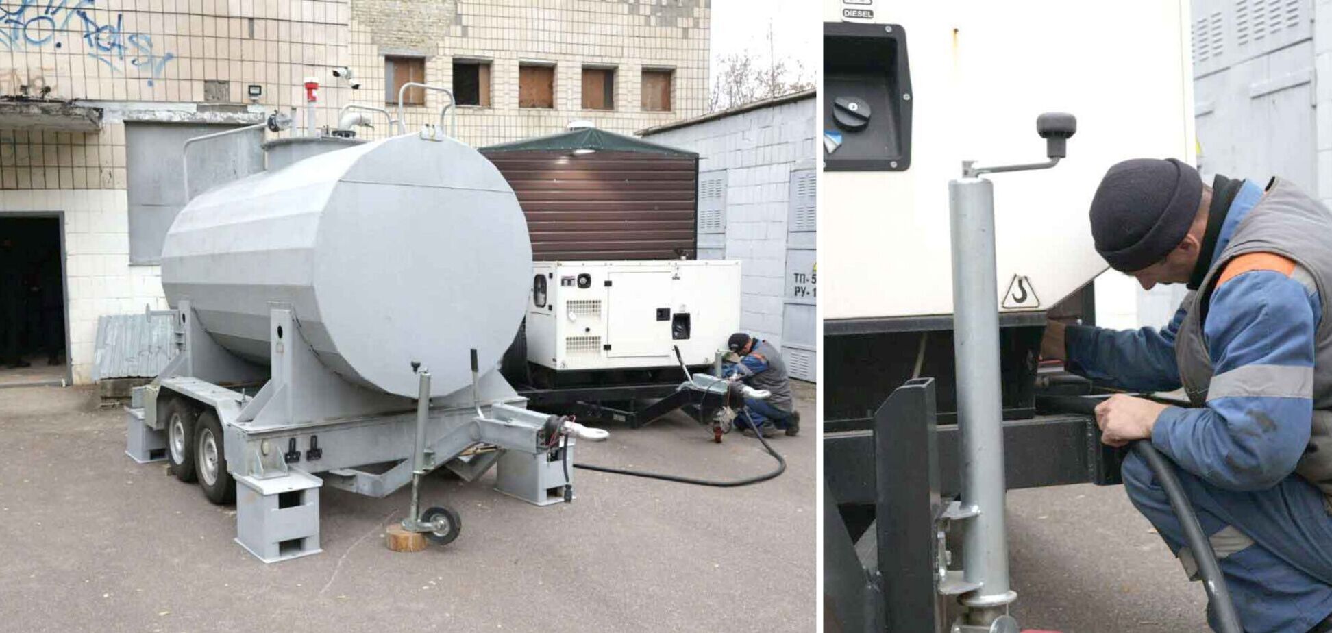 У Києві розгорнули мобільні котельні для обігріву лікарень