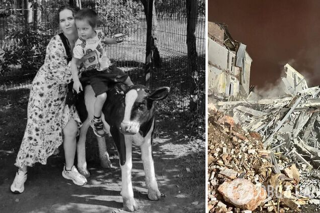 Їх убила Росія: на Дніпропетровщині попрощалися з 22-річною жінкою і її 3-річним сином, які загинули внаслідок удару по Харкову. Фото