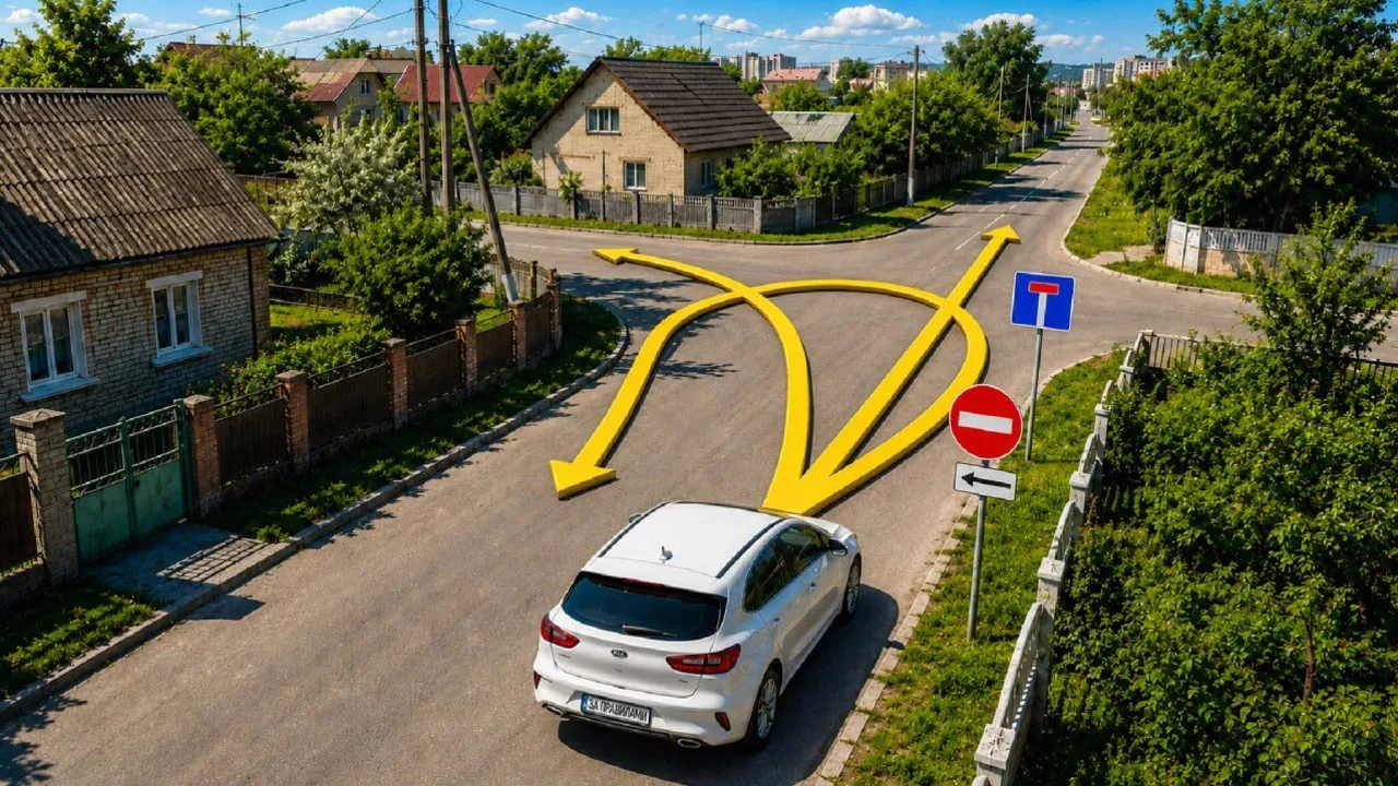 Driving test: which maneuvers are allowed at this intersection? | News ...