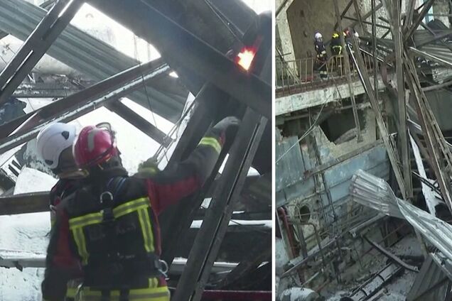 Как выглядит ТЭС в Украине после российской атаки