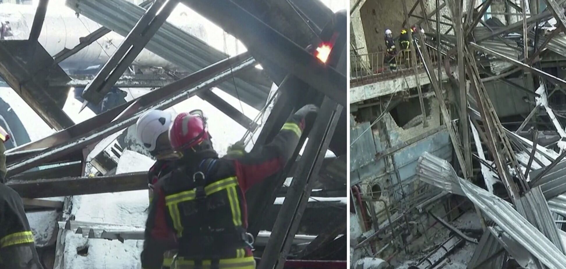 Как выглядит ТЭС в Украине после российской атаки