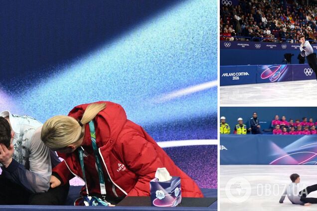 Украинского фигуриста-чемпиона, который отказался выступать за Украину и уехал из страны, настигла карма на Олимпиаде-2026. Видео