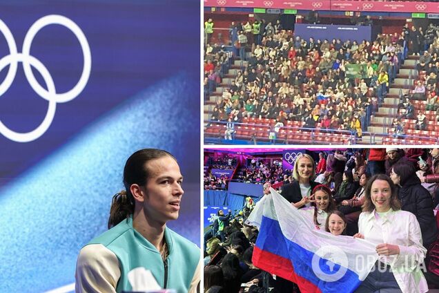 Россияне на ОИ-2026 пронесли флаг ради своего фигуриста-чемпиона. В итоге он проиграл украинцу