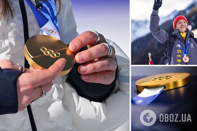 Медалі Олімпіади-2026 розпадаються після нагородження. Відео
