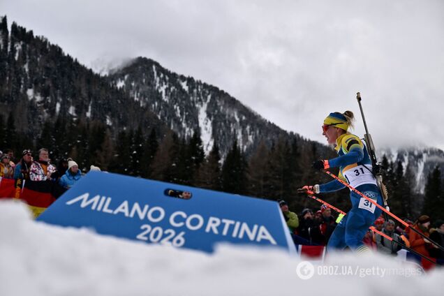 Біатлоністка збірної України відмовилася спілкуватися з журналістами після гонки на Олімпіаді-2026