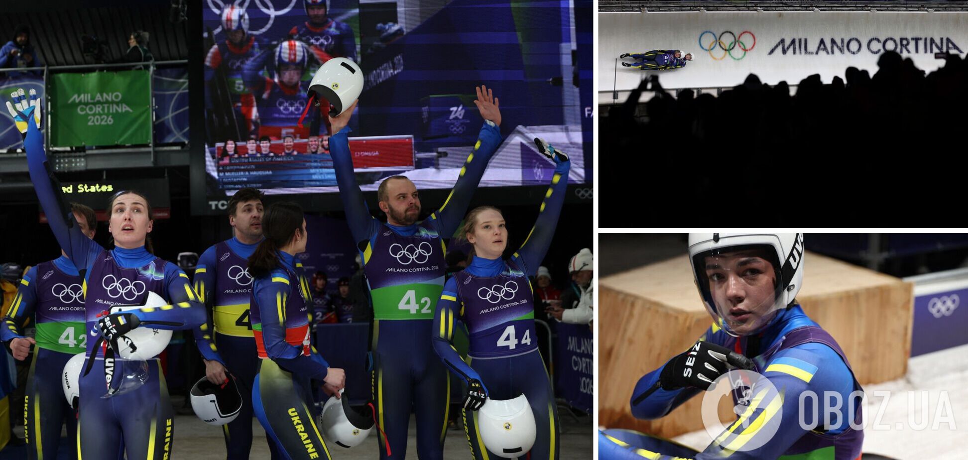 Збірна України на ОІ-2026 фінішувала з найкращим результатом в історії Олімпіад у санному спорті. Відео