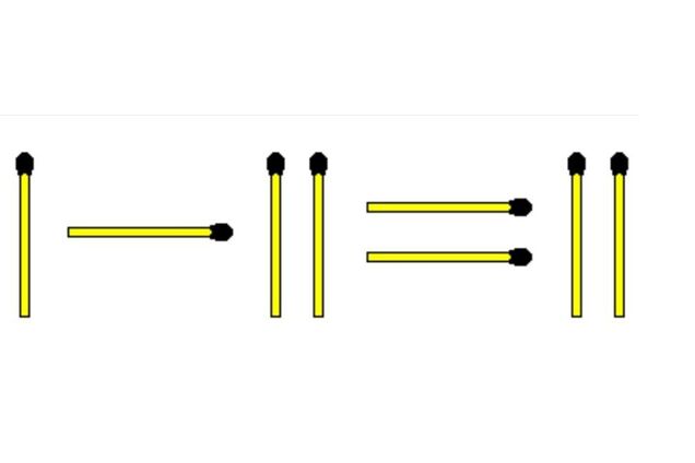 Передвиньте 2 спички: головоломка для сообразительных