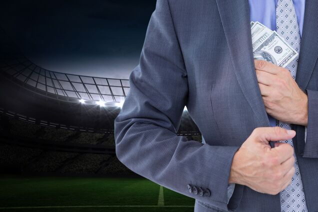 Ілюстрація на тему корупції в спорті