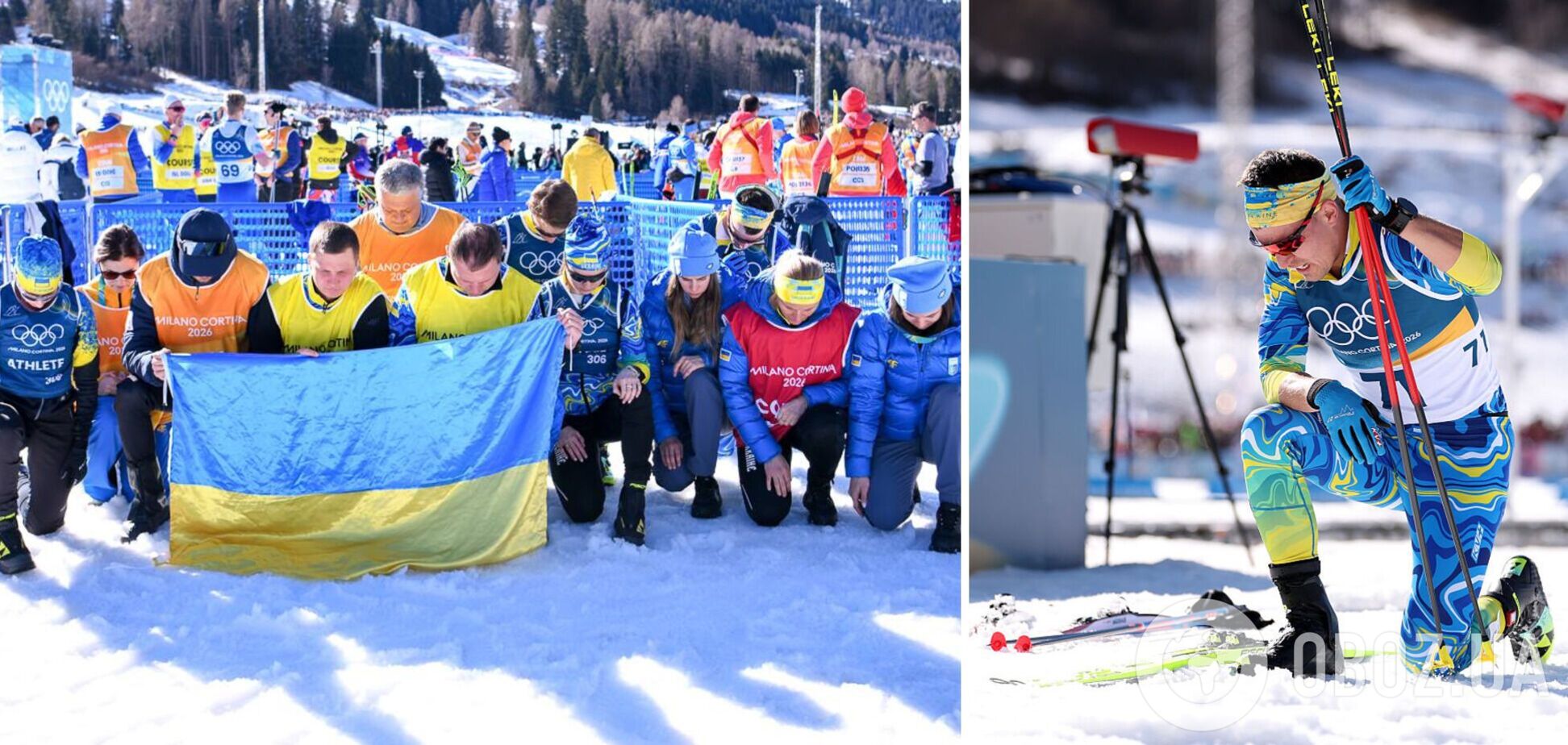 Украинские лыжники отметились показательным поступком на Олимпиаде-2026. Фотофакт