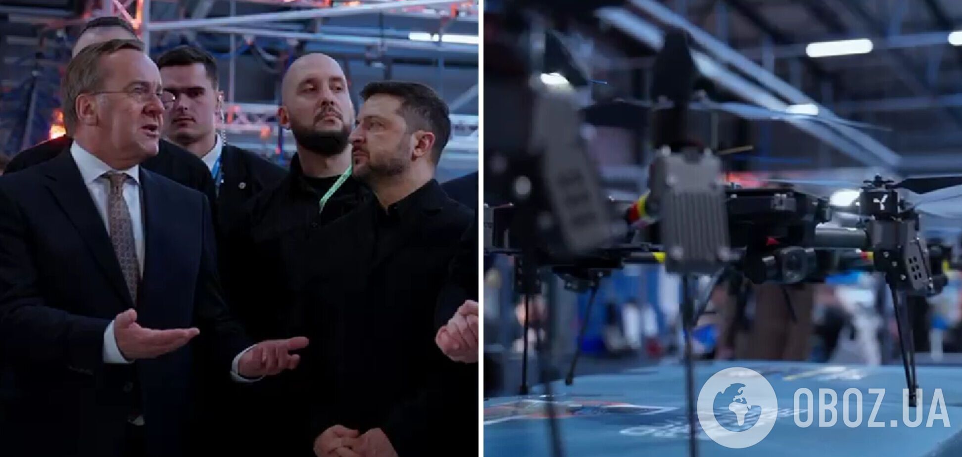 'Перевірена в бою технологія': Зеленський відвідав перше німецько-українське підприємство, яке виробляє дрони для ЗСУ. Відео