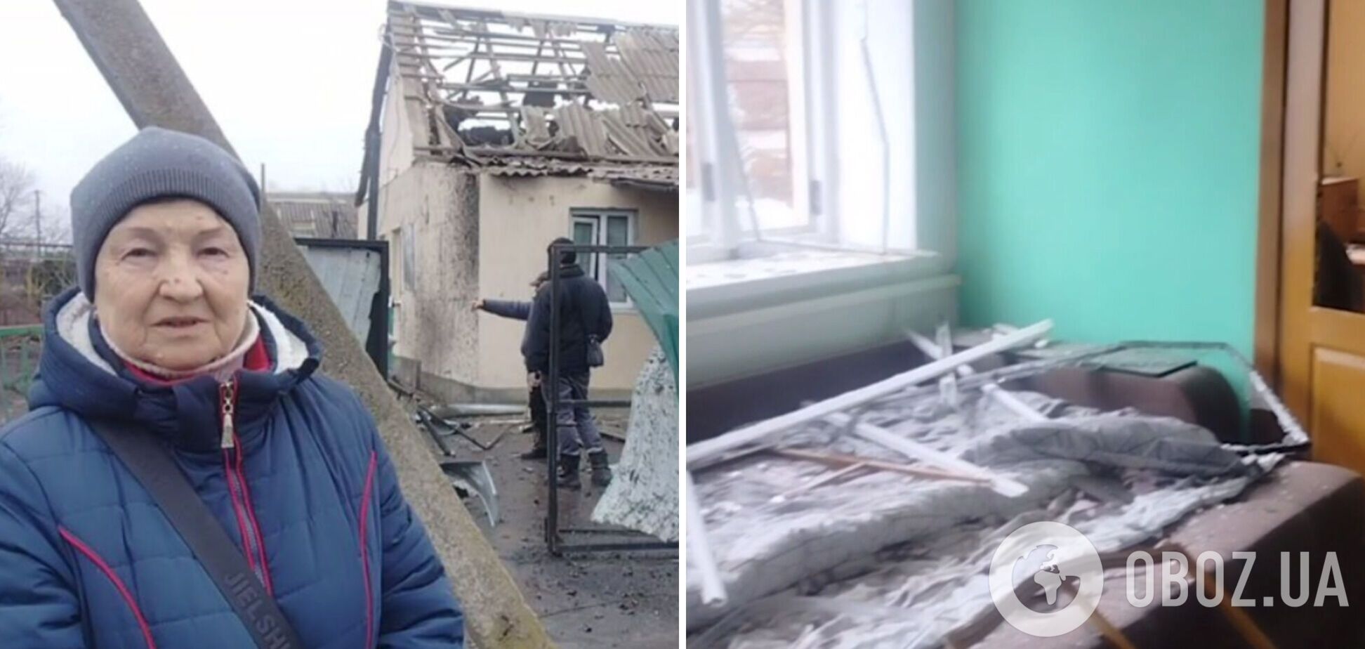 'Если бы был на кровати – уже все ему бы было...': жительница Вольнянска рассказала, как внук чудом спасся от атаки РФ. Видео