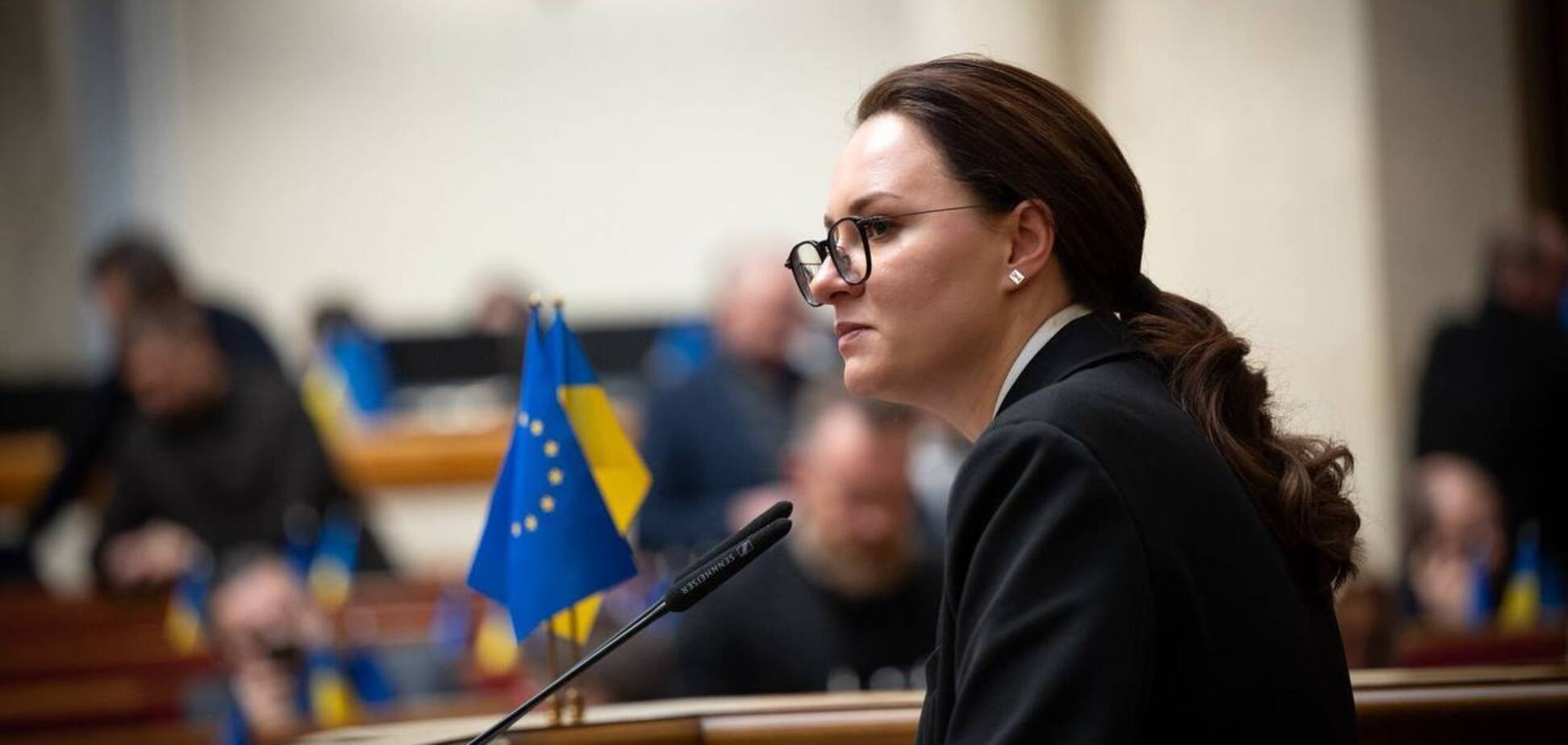 Юлия Свириденко в Верховной Раде. Иллюстрация