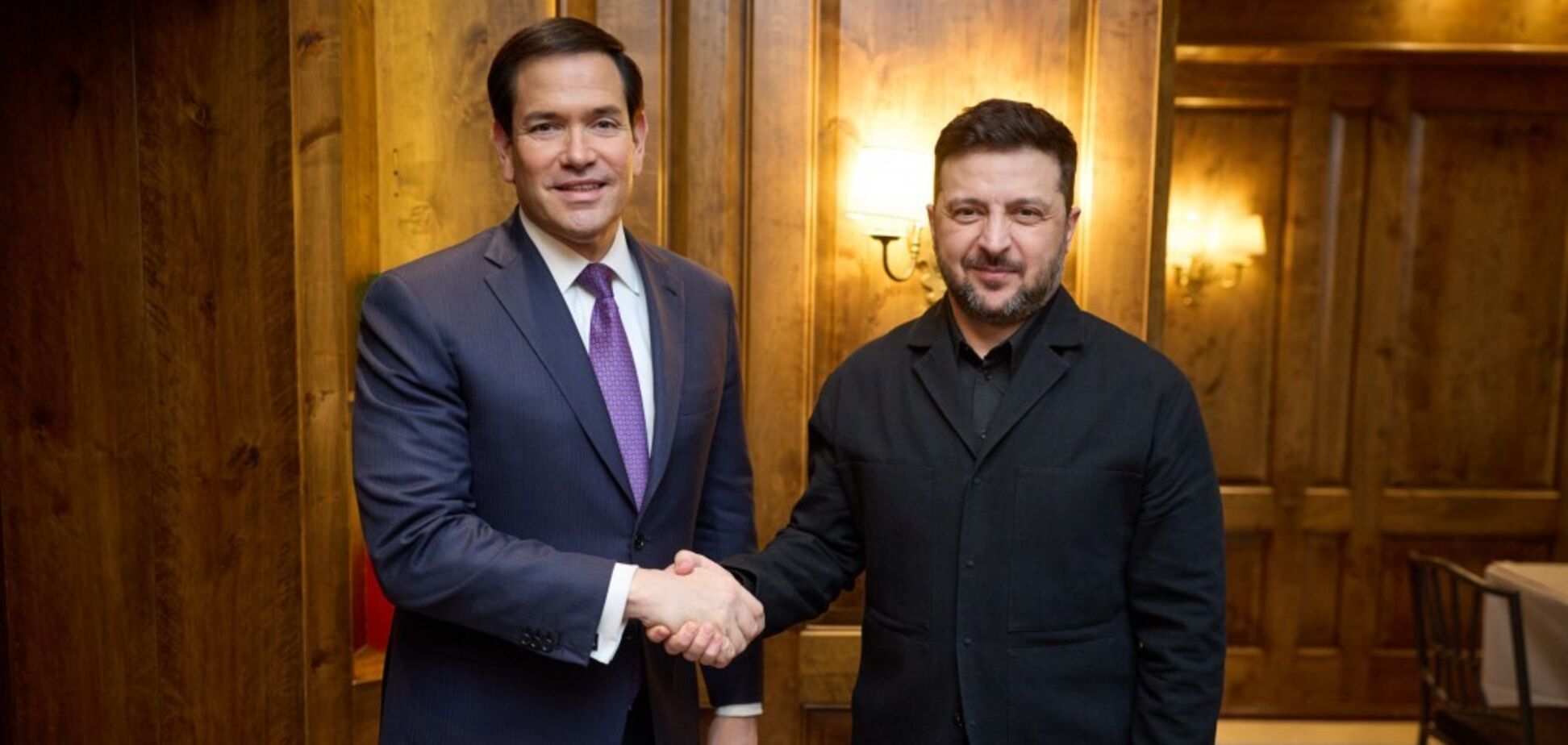 Зеленский встретился с Рубио в Мюнхене: о чем говорили. Видео