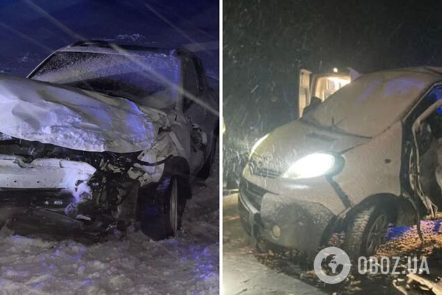 На Чернігівщині сталась ДТП за участю автівки і мікроавтобуса: восьмеро постраждалих. Фото