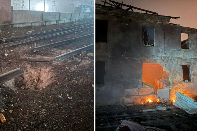 РФ атаковала железнодорожную инфраструктуру в Одесской области