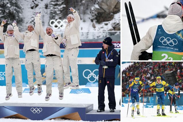 Мужская эстафета в биатлоне на ОИ-2026 завершилась историческим результатом и провалом сборной Украины. Видео