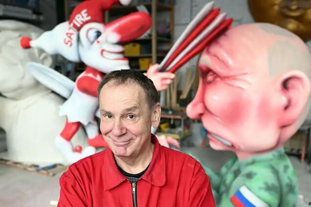 Путін і Трамп стали 'героями' сатиричного карнавалу в Німеччині: 'послання' скульптора було знаковим. Фото