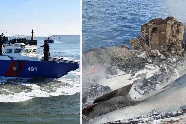 Появились фото российского катера, пораженного ГУР в Крыму