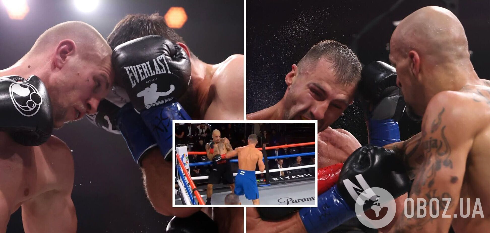 Знамениті українські боксери вийшли на ринг із символом Z на шортах у США: що сталося. Фотофакт