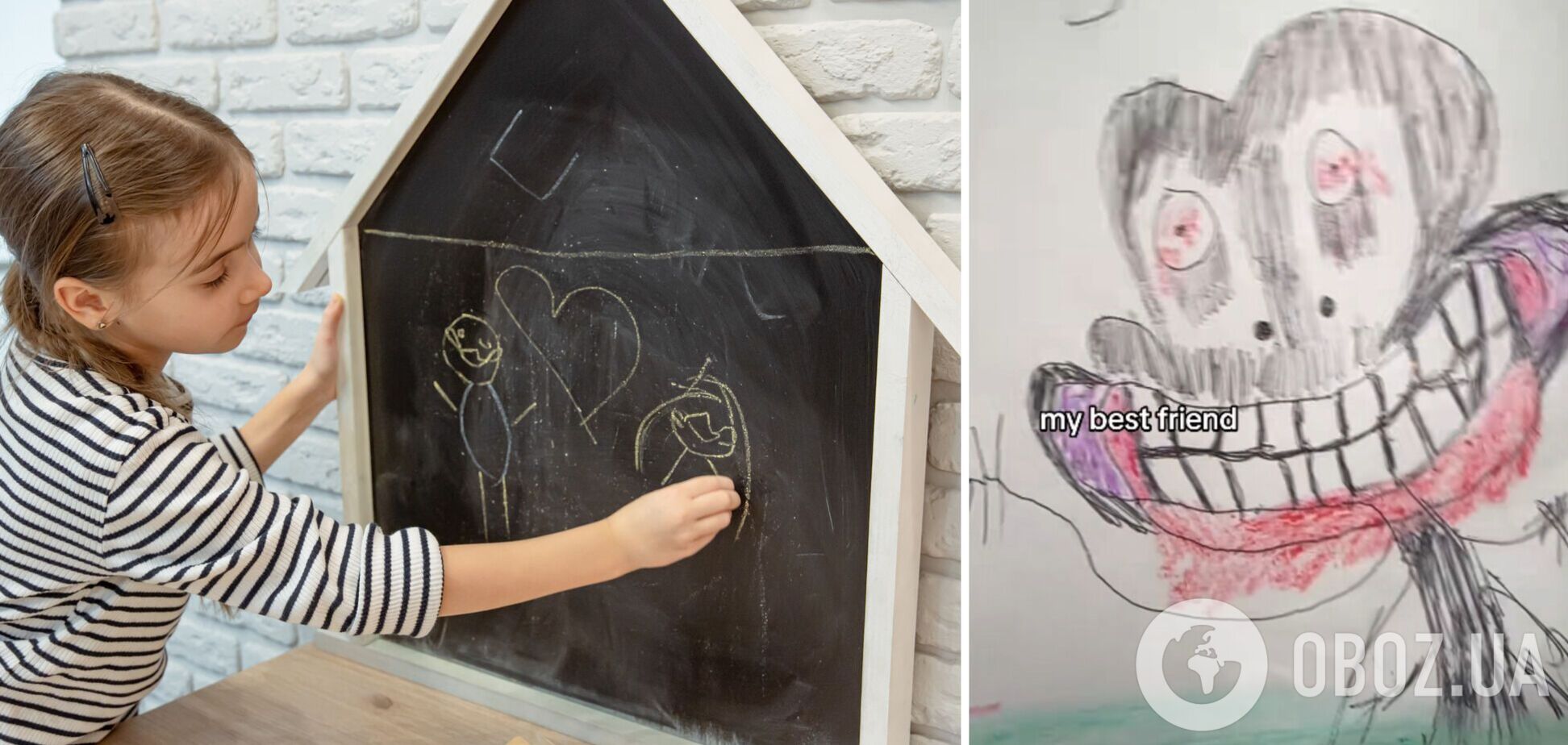 Рисунок 7-летней девочки, на котором изображена ее 'лучшая подруга', ошеломил сеть: что говорят психологи