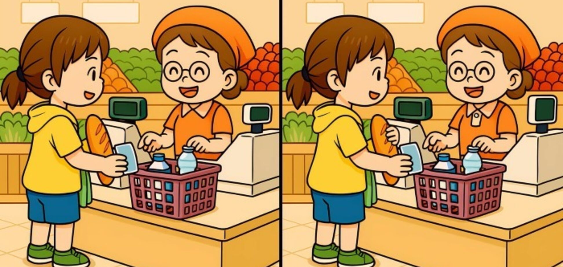 Знайдіть відмінності: головоломка, що покаже ваш рівень уважності