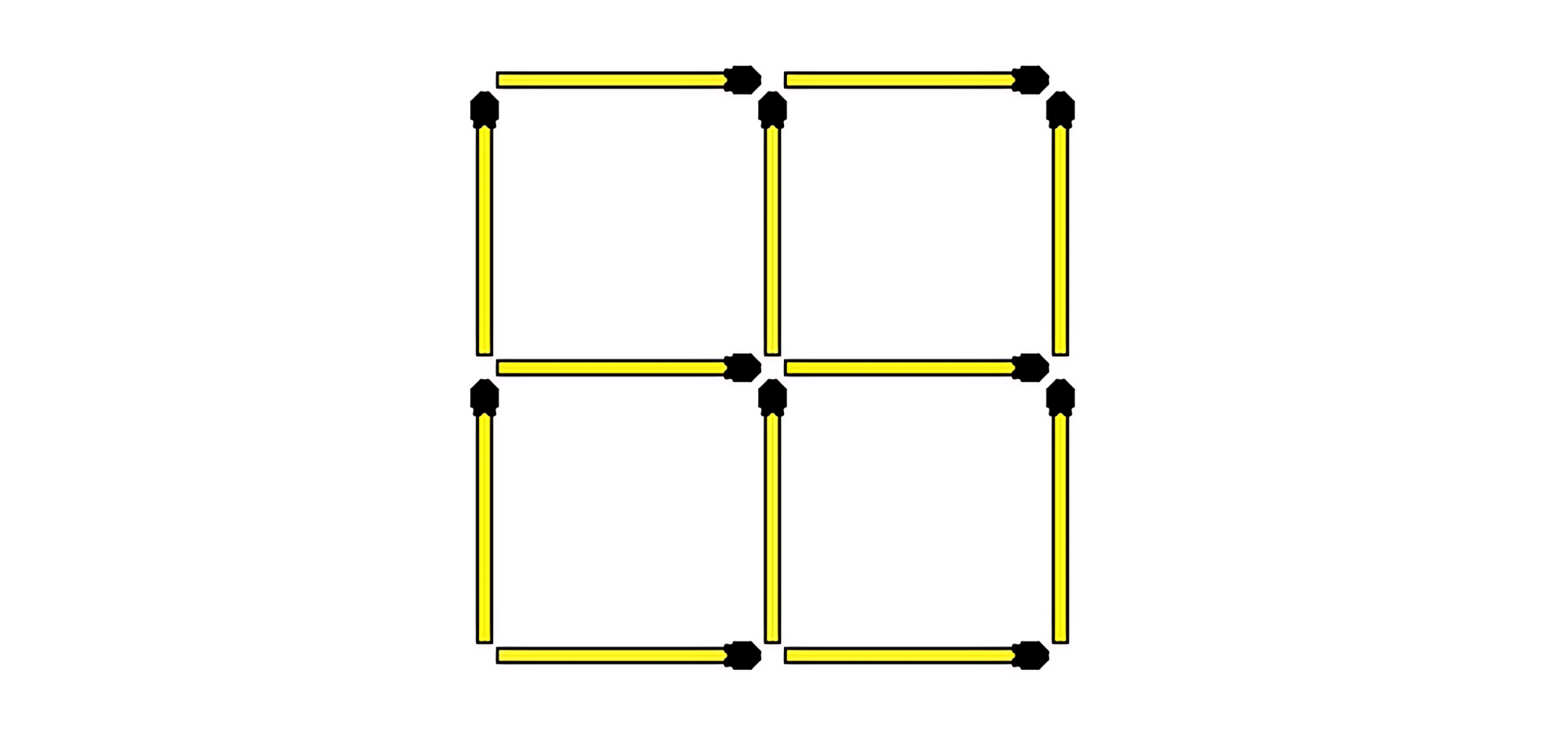 Передвиньте 3 спички: непростая головоломка
