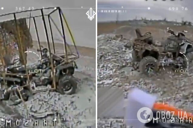 Не доїхали до штурму: бійці бригади 'Спартан' знищили окупантів разом із транспортом. Відео