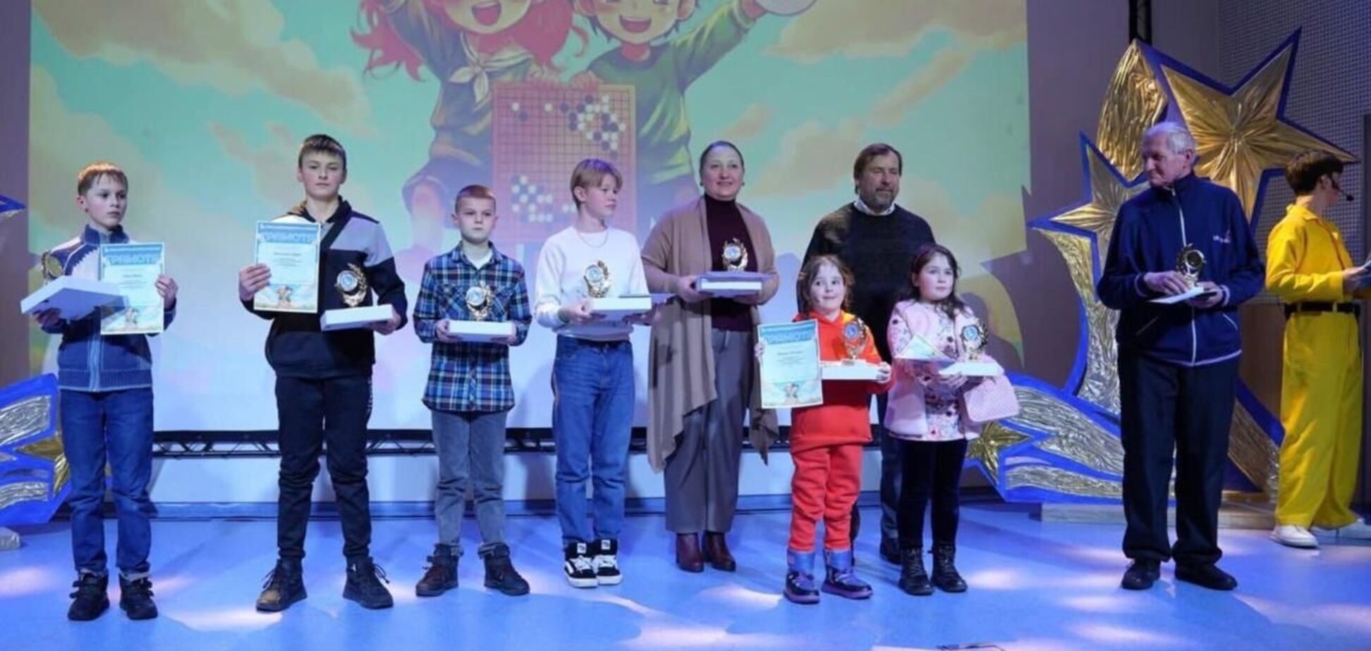 В Киевском Дворце детей и юношества отметили игроков из Го