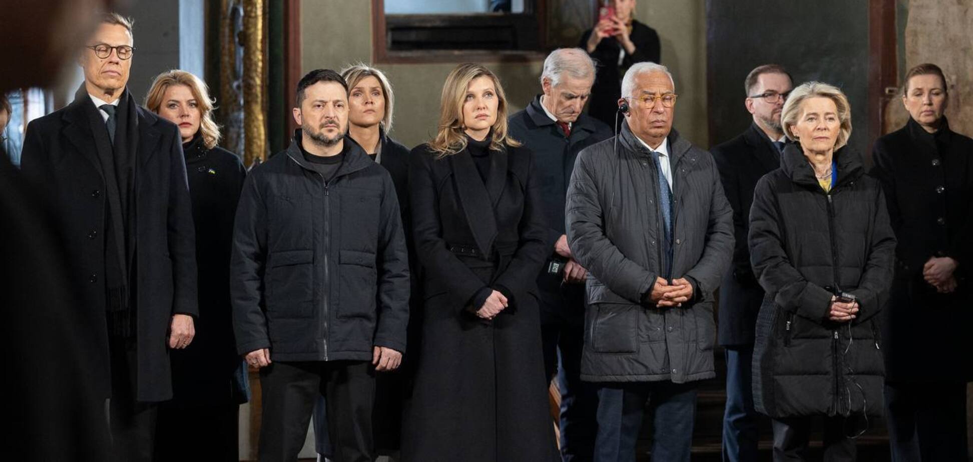 Зеленський разом з іноземними гостями взяли участь у молитві за Україну. Відео