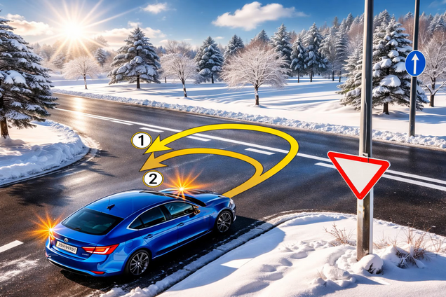 Який варіант розвороту дозволений? Тест на знання ПДР