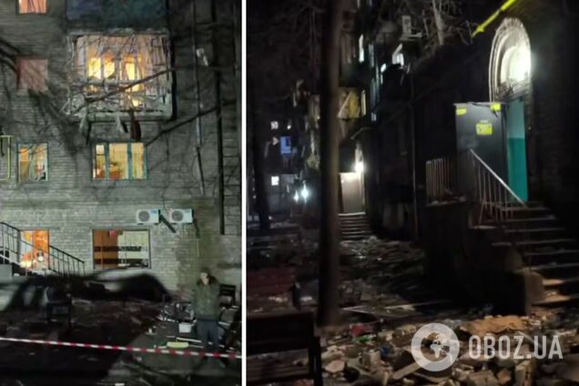 Россия атаковала Запорожье 'Шахедами': повреждены многоэтажки, среди раненых – ребенок. Фото и видео