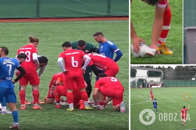 У Туреччині воротар, вибиваючи м'яч, збив чайку і став робити їй масаж серця. Птах ожив. Відео