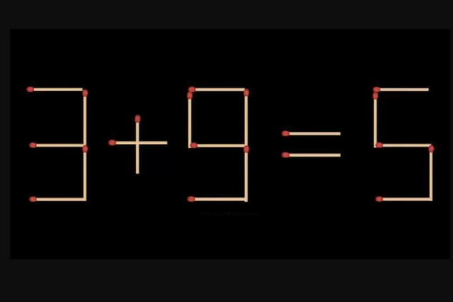 Передвиньте 1 спичку: головоломка на сообразительность