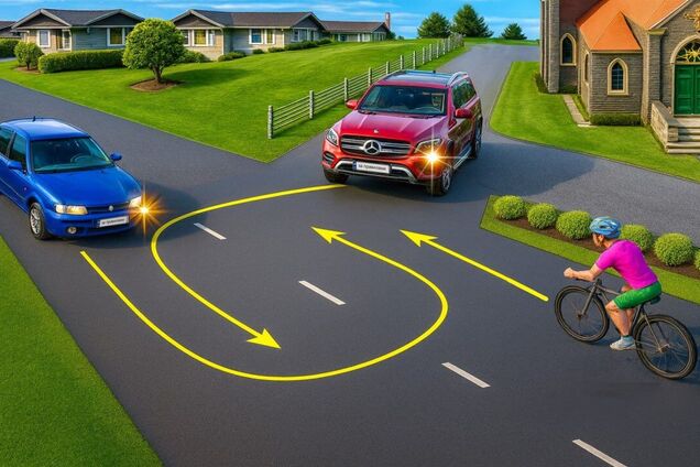 Хто за ким проїде перехрестя? Цікаве завдання з ПДР в Україні