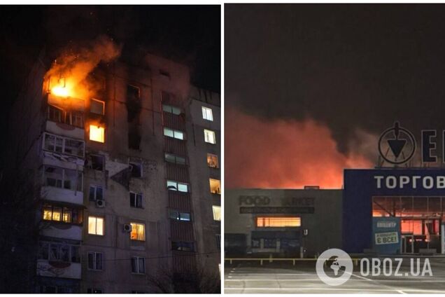 Росія атакувала Україну дронами, балістикою й ракетами з літаків Ту-95МС і Ту-160: є руйнування та постраждалі. Фото і відео