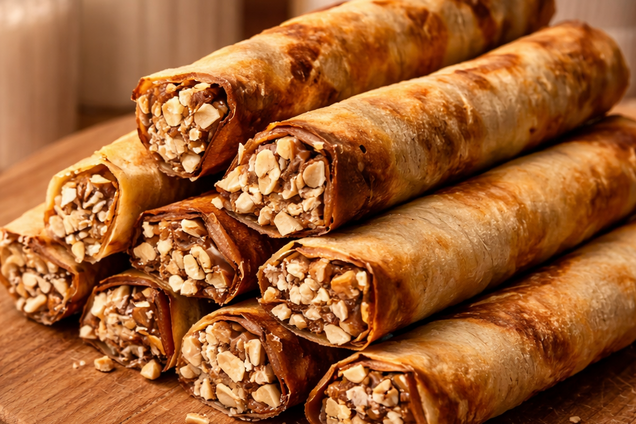 Хрусткі домашні трубочки зі згущеним молоком: особливо сподобаються дітям