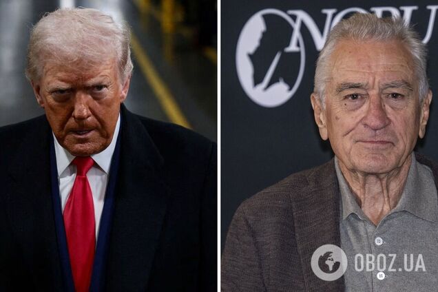 'Він ідіот!' Роберт Де Ніро закликав 'позбутися' Трампа та застеріг американців щодо невтішного майбутнього: президент США не змовчав