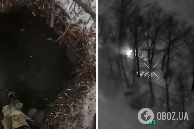 Группа ССО зашла во вражеский тыл, заложила взрывчатку и сорвала просачивание противника. Видео операции